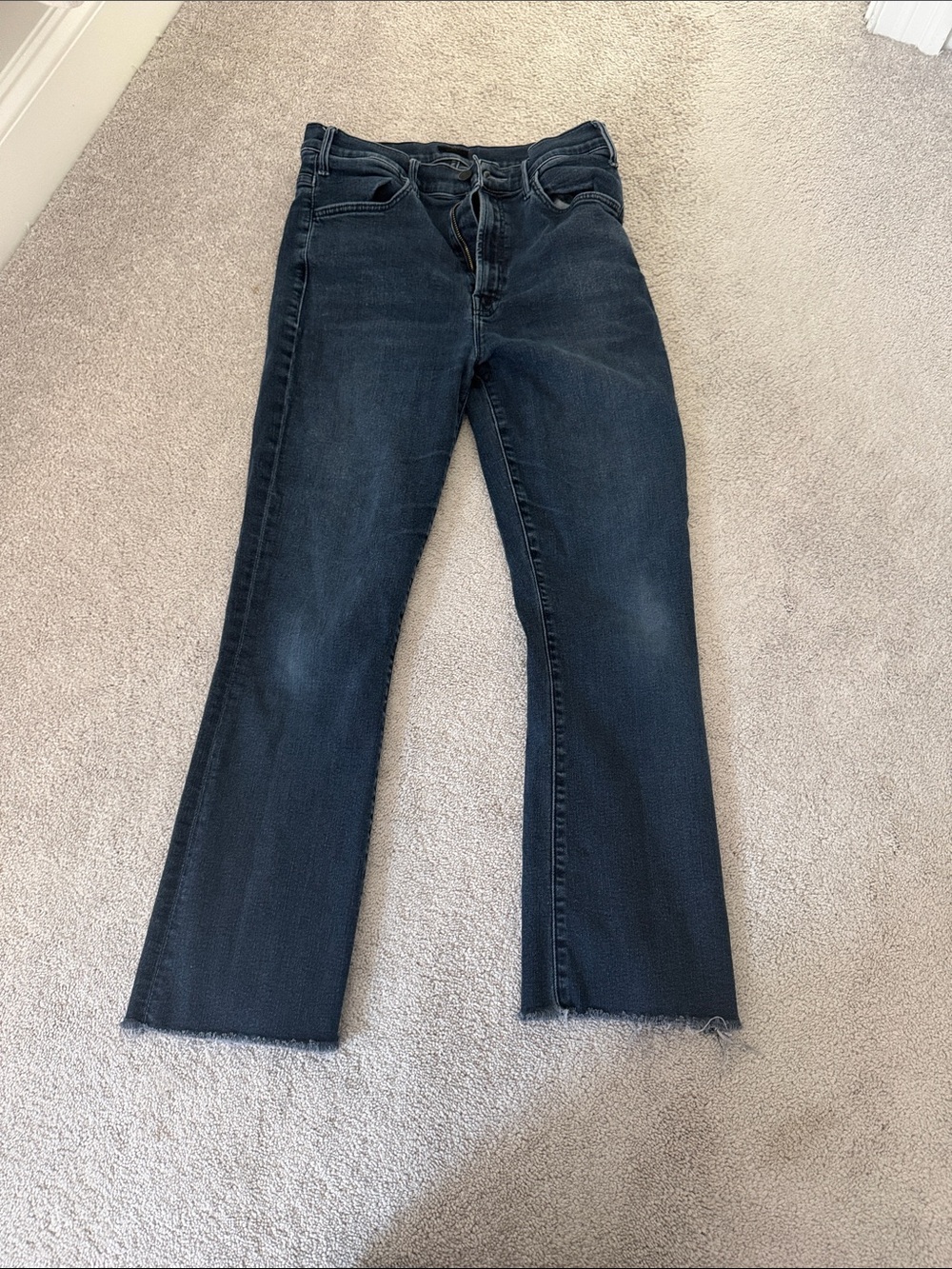 MOTHER Dark Indigo Bootcut Jeans